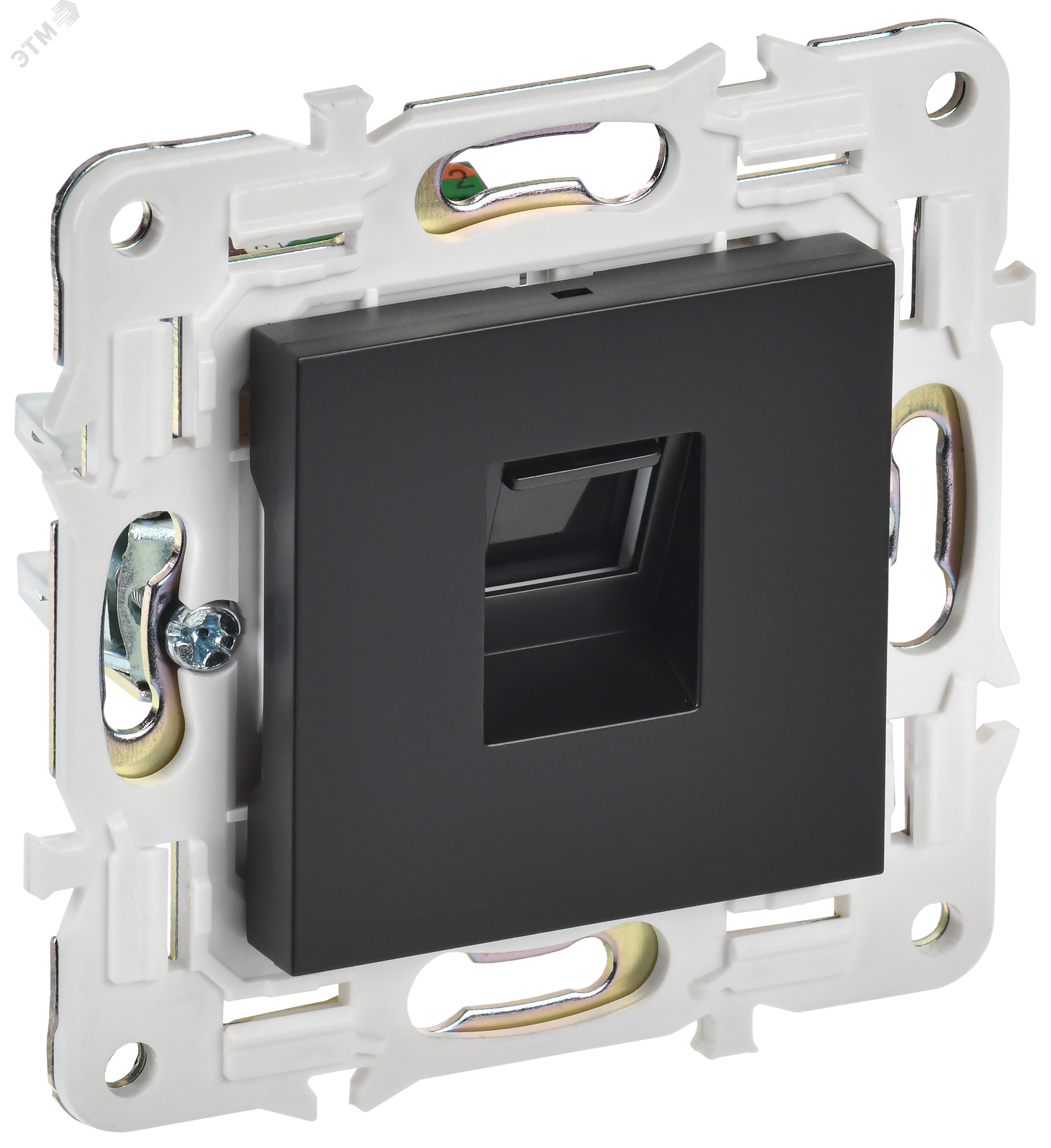 SKANDY Розетка компьютерная RJ45 кат.6 SK-K02Bl черный IEK SK-K10-2-K02