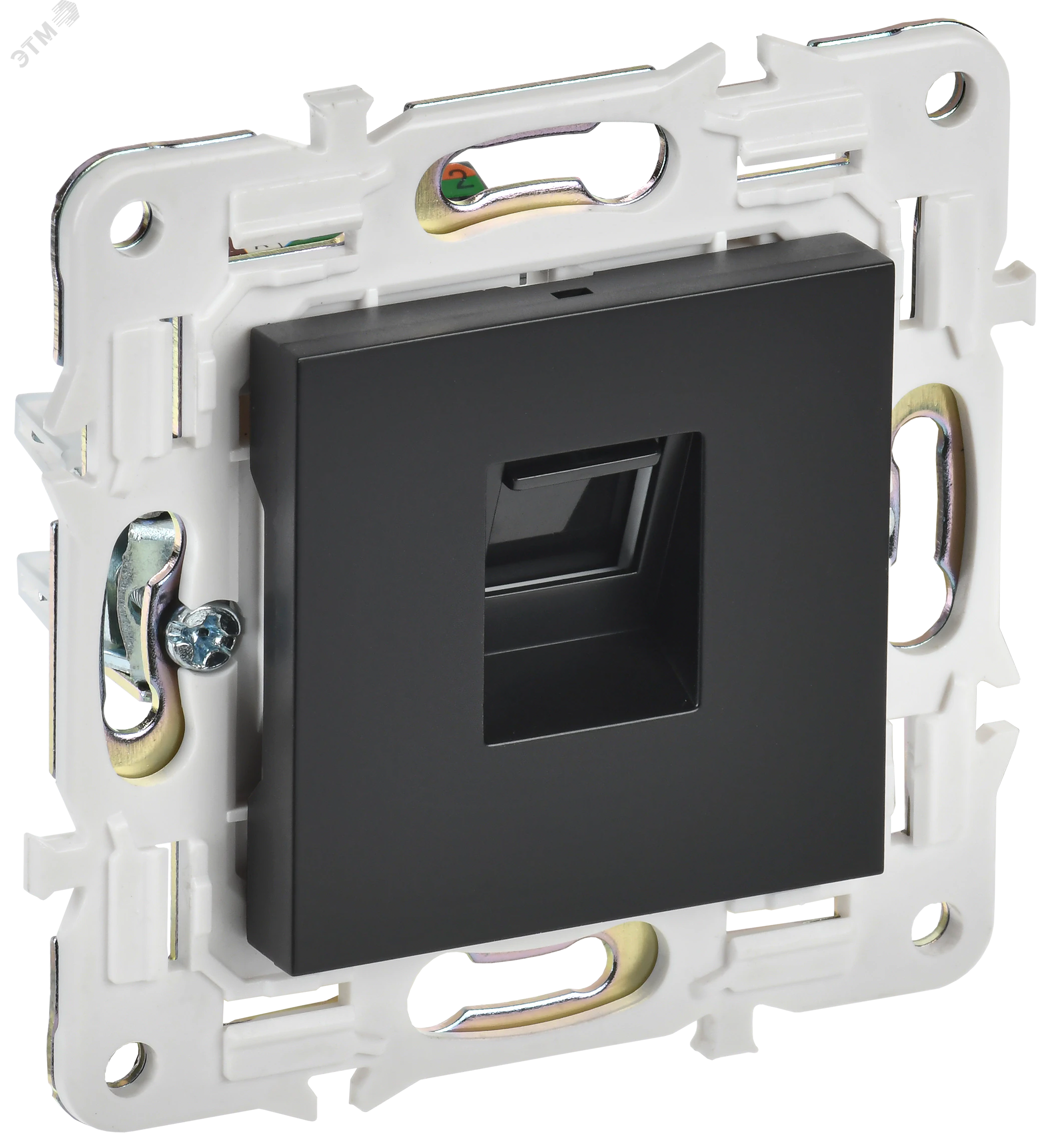 SKANDY Розетка компьютерная RJ45 кат.6 SK-K02Bl черный IEK SK-K10-2-K02