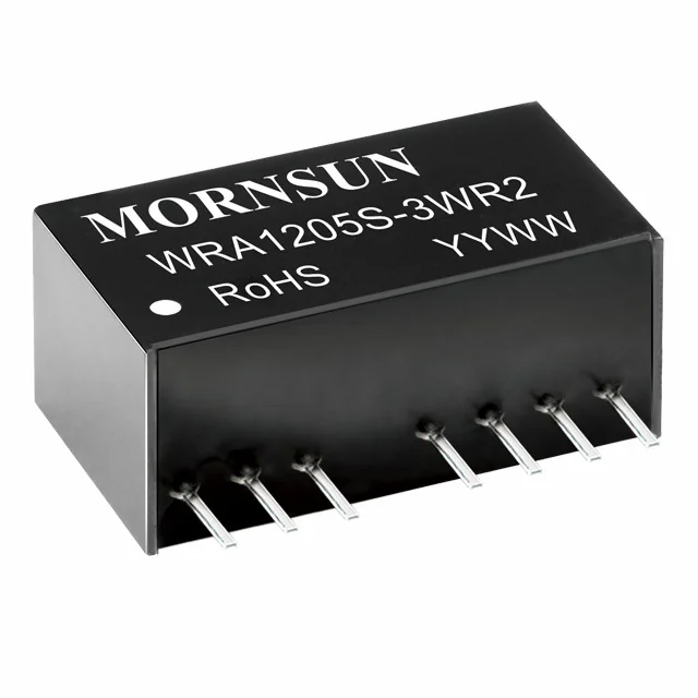 WRB4803S-3WR2 - Преобразователь DC/DC на печатную плату 3 Вт вход 36...75В (48В) выход 3.3В 678мА изоляция 1500В -40...+85°С