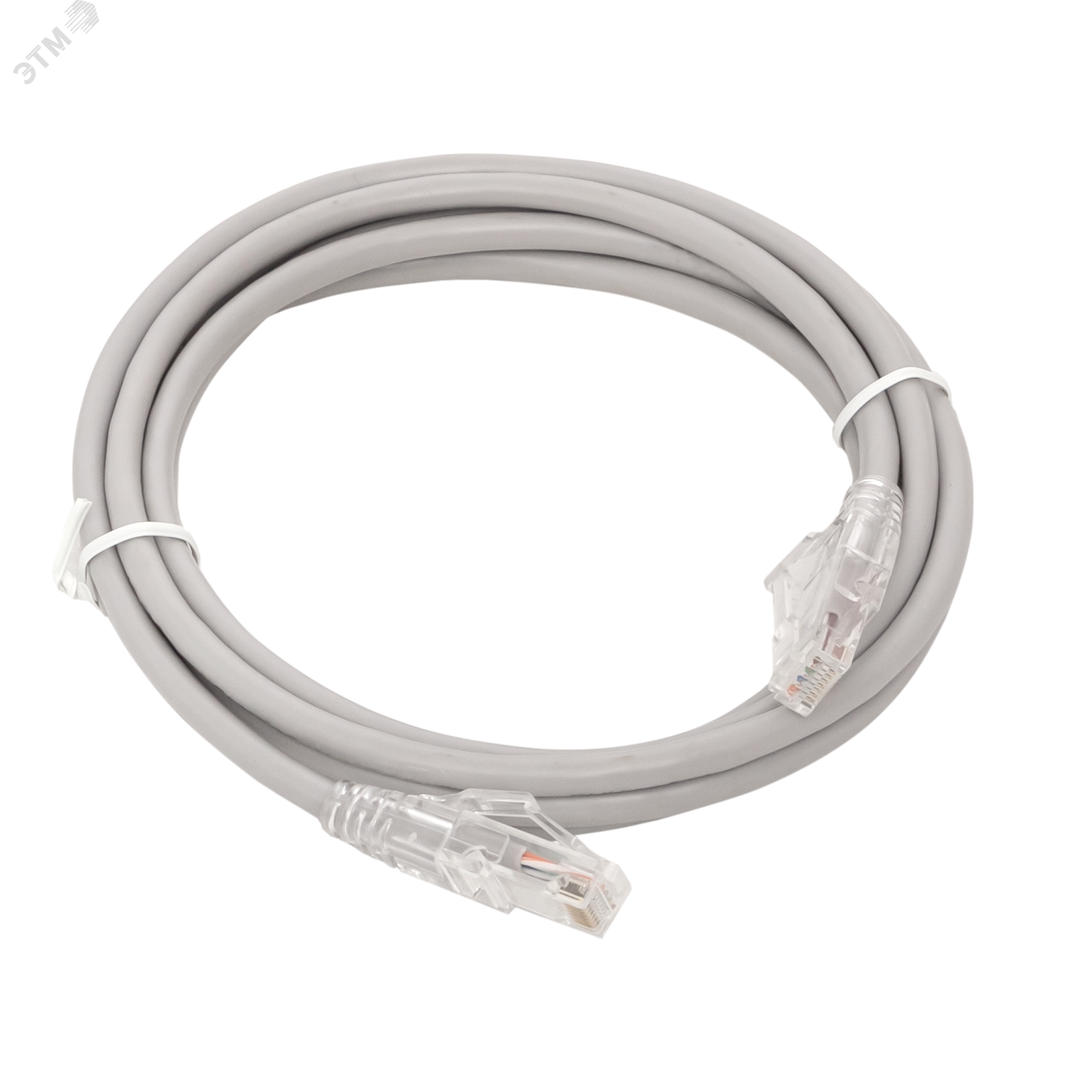 Патч-корд кат.5E UTP неэкранир. LSZH сер. 1.5м TERACOM PRO TRP-5EUTP-LSH-1.5M-GY