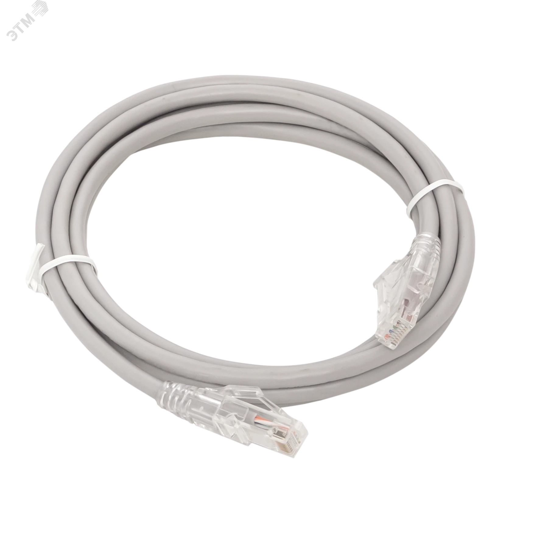 Патч-корд кат.5E UTP неэкранир. LSZH сер. 1.5м TERACOM PRO TRP-5EUTP-LSH-1.5M-GY