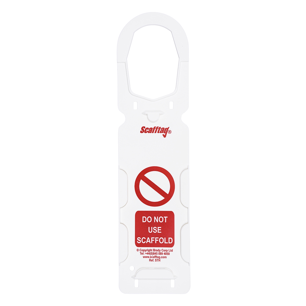 gws831415 - Пластиковый держатель для вставок Scafftag MK1 на английском языке, 10 шт. и перманентный маркер, 1 шт.