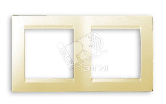 Рамка 2-м 5 сл. кость 1500620-031