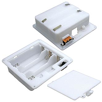 AA*3 SWITCH 66*64*18MM - Батарейный отсек AA*3 switch 66*64*18 мм, закрытый