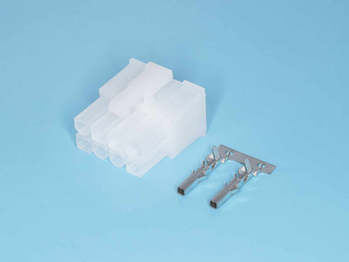 MF-8F - Разъем питания Mini-Fit 8 контактов, гнездо на кабель, шаг 4,2мм