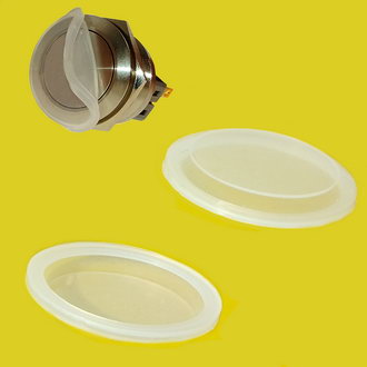 LAS2(PBS-28) D=16 MM CUP - Колпачок защитный для антивандальных кнопок LAS2(PBS-28), 16 мм