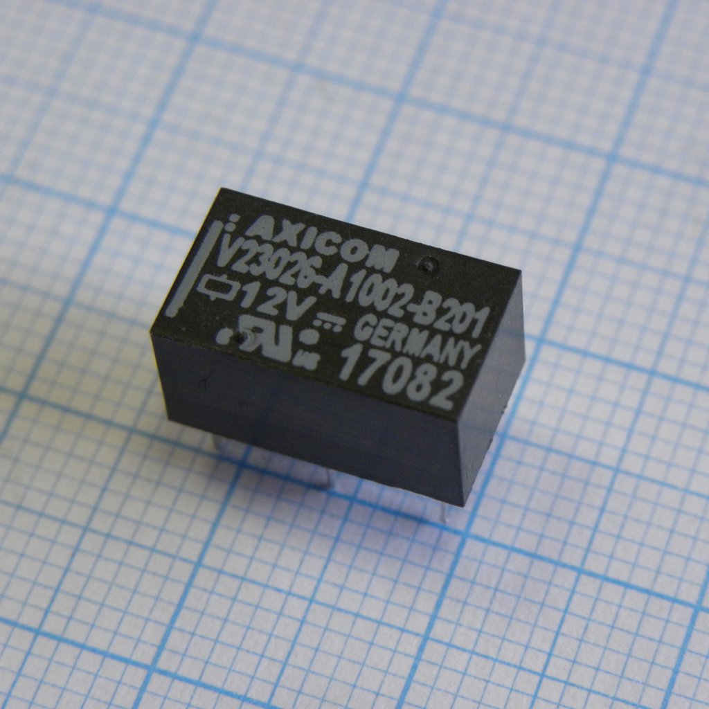 1393774-8 - Сигнальное реле, SPDT, 12 В DC, 1 А, Серия P1/V23026, Сквозное Отверстие, Без Защелки