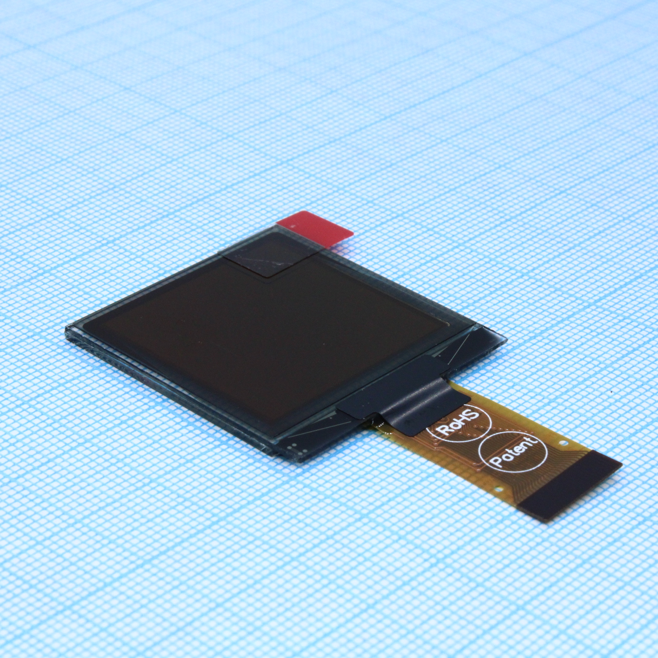WEO128128ALAP3N00000 - OLED 1.5" графический, 128х128, COG, желтый,  интерф. 6800, 8080, SPI, I2C, контроллер SSD1327ZB, VDD 3В, -40 ... -80 С