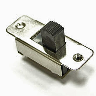 KBB70-2P2W ON-ON - Переключатель движковый вертикальный (ON-ON) 3А 250В 0.5А высота движка мм 10000циклов, навесной монтаж