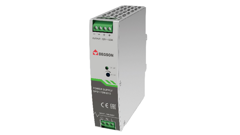 Блок питания DPS1-75W-D24 - Источник питания, однофазный, 24V / 3,2A / 75W; диапазон входных напряжений: 90 - 264VAC / 127 - 370VDC, монтаж: на DIN рейку, температура окружающей среды –20°C…+70°C