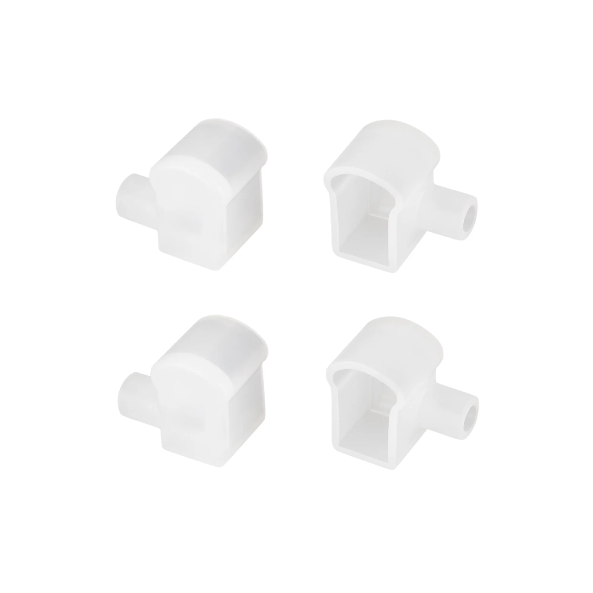 Заглушка WPH-FLEX-0817-SIDE WHITE с отверстием 040853 - Заглушка с отверстием для силиконового профиля WPH-FLEX-0817-SIDE. Материал - силикон. В комплекте 4 заглушки.