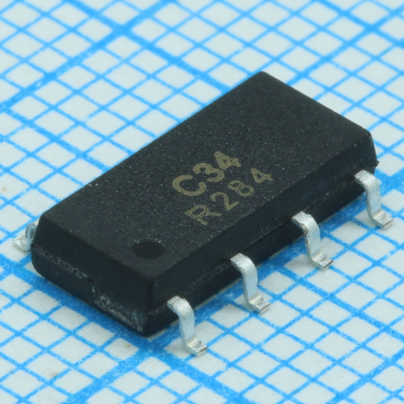 PRAC34S - Реле твердотельное с оптической развязкой (200В 160мА) SOP8