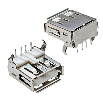 USBA-1J (SZC) - Разъём USB SZC USBA-1J (SZC), 4 контакта