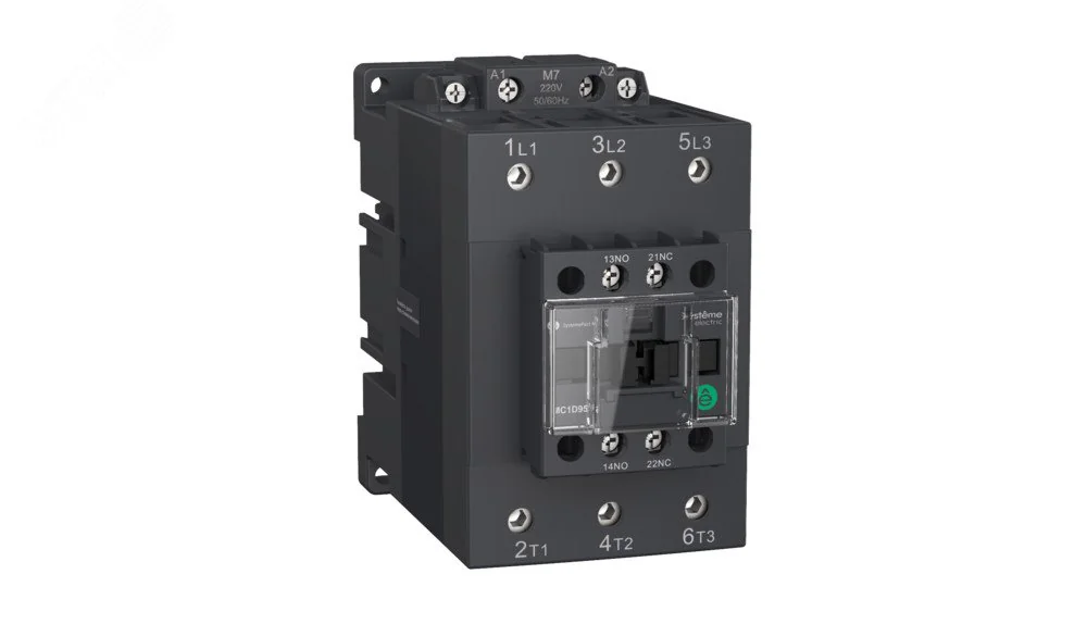 Контактор MC1D 3п 95А кат. 220В AC 1НО+1НЗ SE MC1D95M7