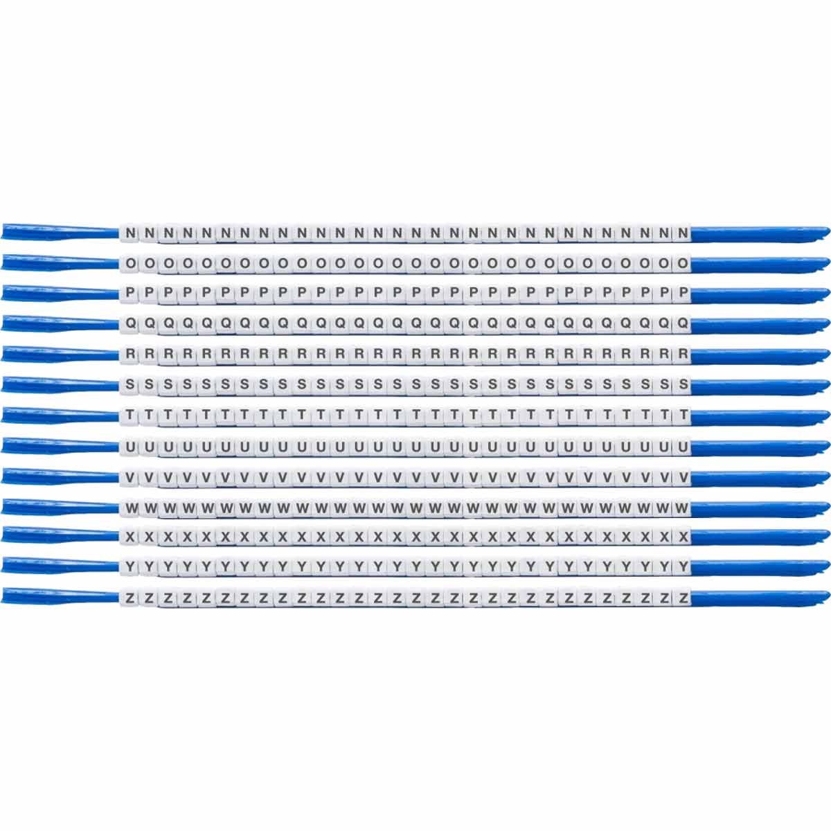 brd133742 - SCNC-07-N-Z клипсы белые, 300шт/упак, для провода 1,9-2,4мм диаметра, легенда N-Z