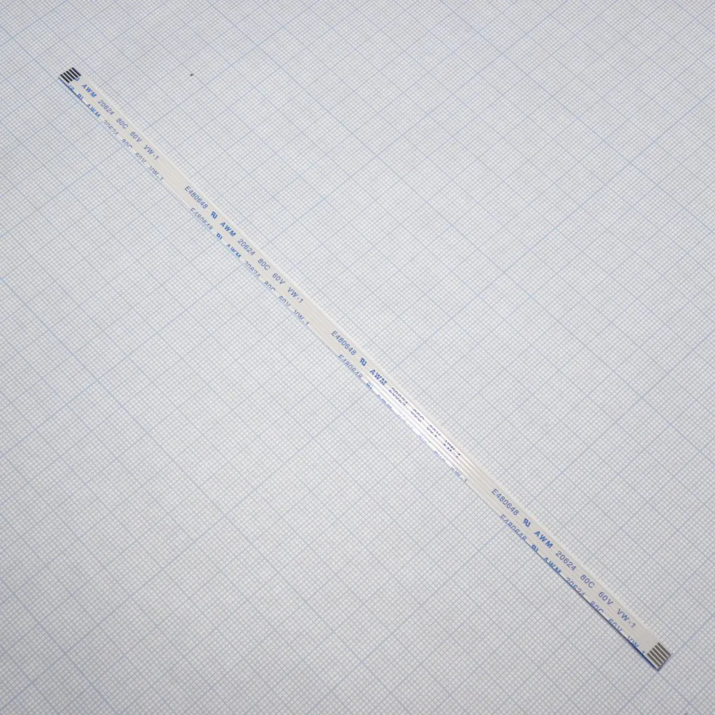 ШЛЕЙФ пл 5 конт /1.0mm/ 230mm - FFC шаг 1мм, 5 контактов, длина 230mm