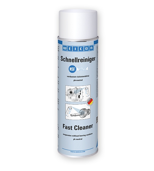 wcn11212500 - 10039119 WEICON Очиститель Fast Cleaner спрей (500 мл) Очищающее и обезжиривающее средство для чувствительных
