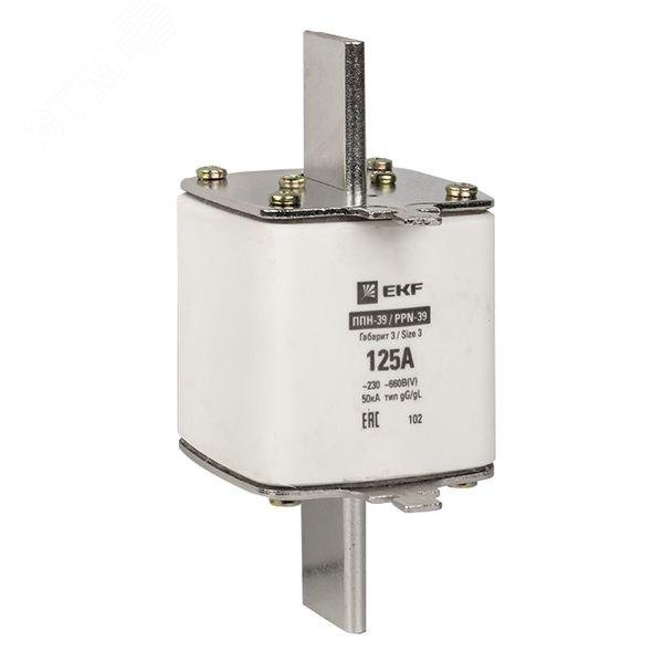 Вставка плавкая ППН-39 630/125А габарит 3 PROxima fus-39/630/125