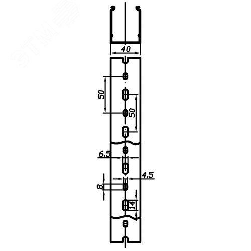 Короб перфорированный, синий RL12 40x60 00284RL