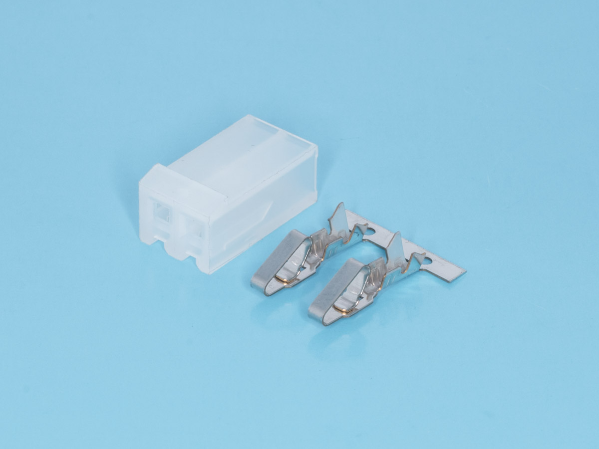 PHU-2 - Розетка кабельная шаг 3.96, 2 контакта, требуются контакты