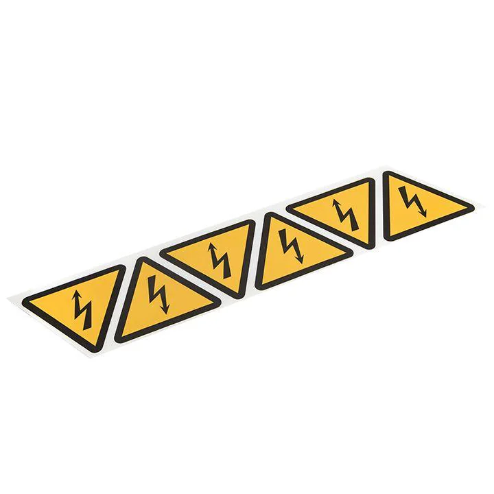 Знак "Молния" 100х100х100мм an-1-01