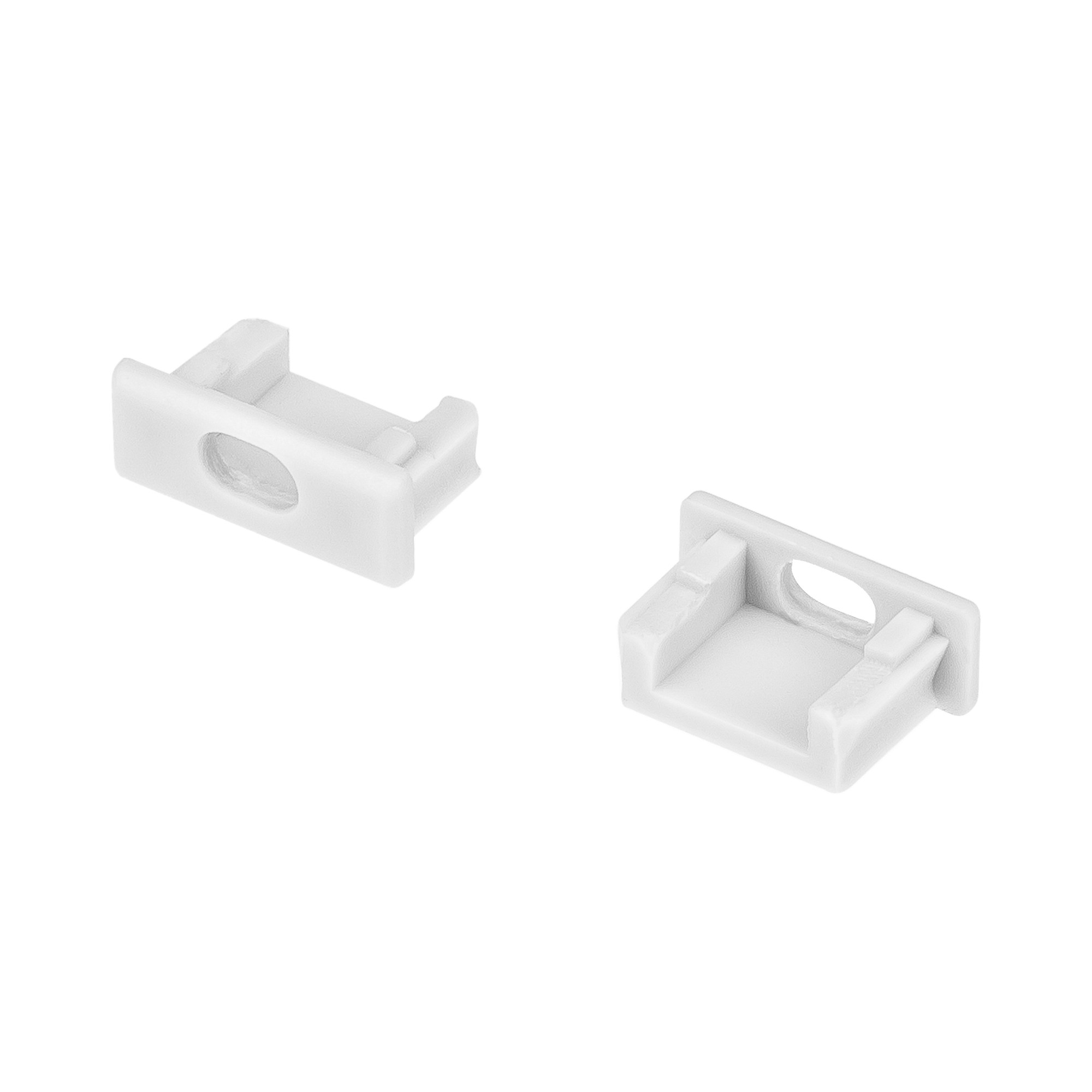 Заглушка для MIC-MW с отверстием 017279 - Заглушка с отверстием для профиля MIC-2000 при установке с микровыключателем. Серый пластик.