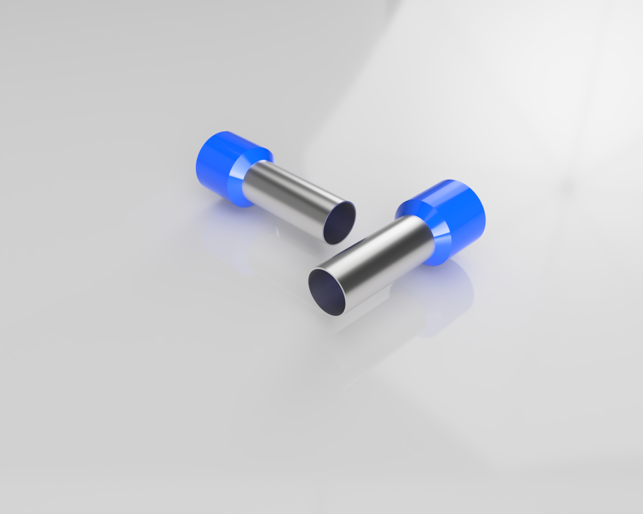 Наконечник 06.600.3327.0 - Наконечник кабельный, трубчатый, изолированный, S=16мм, L=24мм, синий