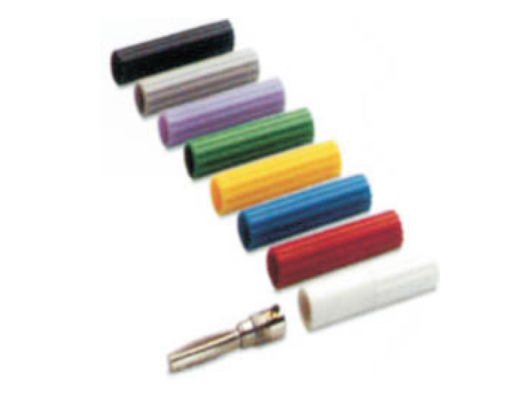 Тестовое гнездо PS-4(GN) - Тестовое гнездо для клемм UPUN, с диаметром отверстия 2,3 мм, изолированное, цвет: зеленый