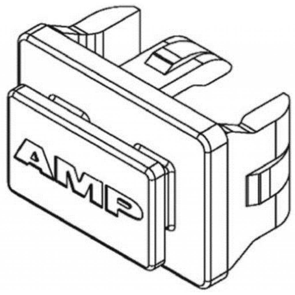 1367147-3 - Крышка разъема пластиковая