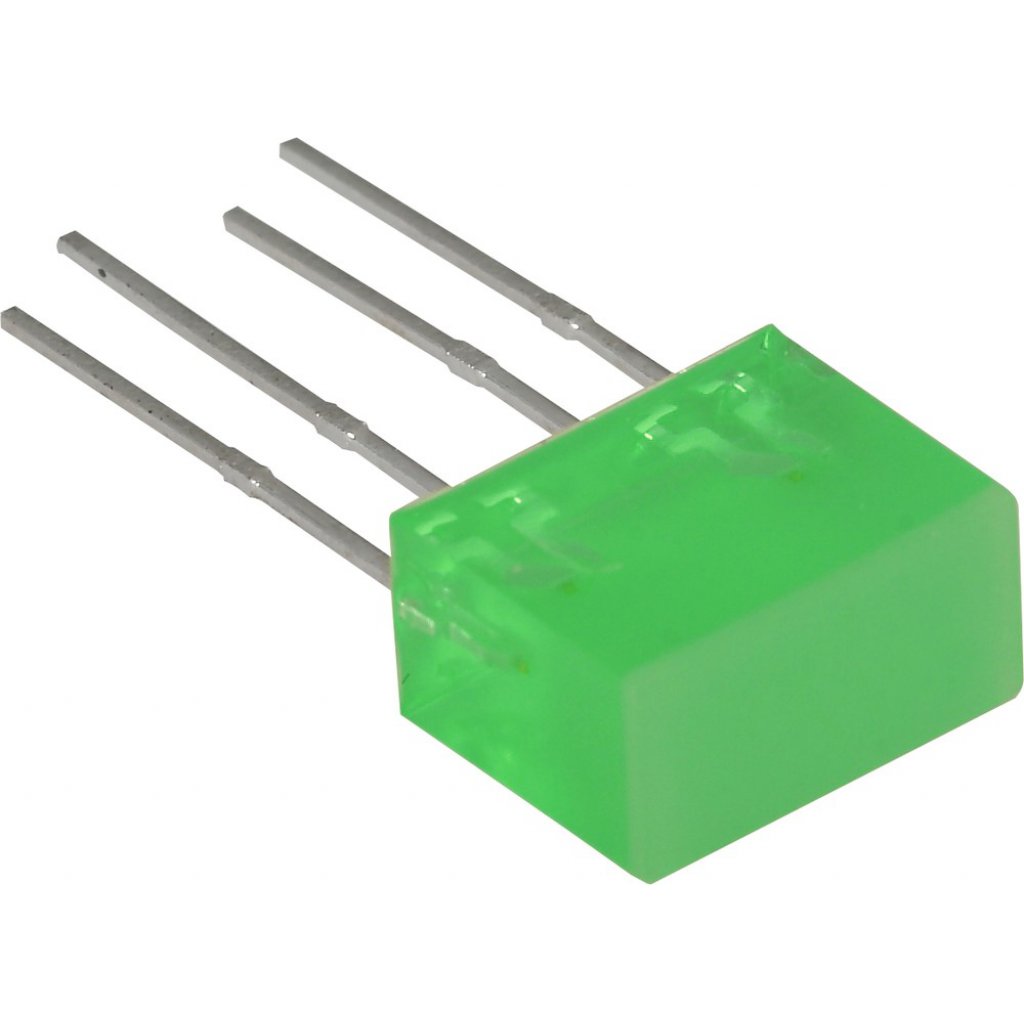 L-835/2GDT - Светодиодный модуль 5х10мм/зеленый/568нм/5-10мкд/120°