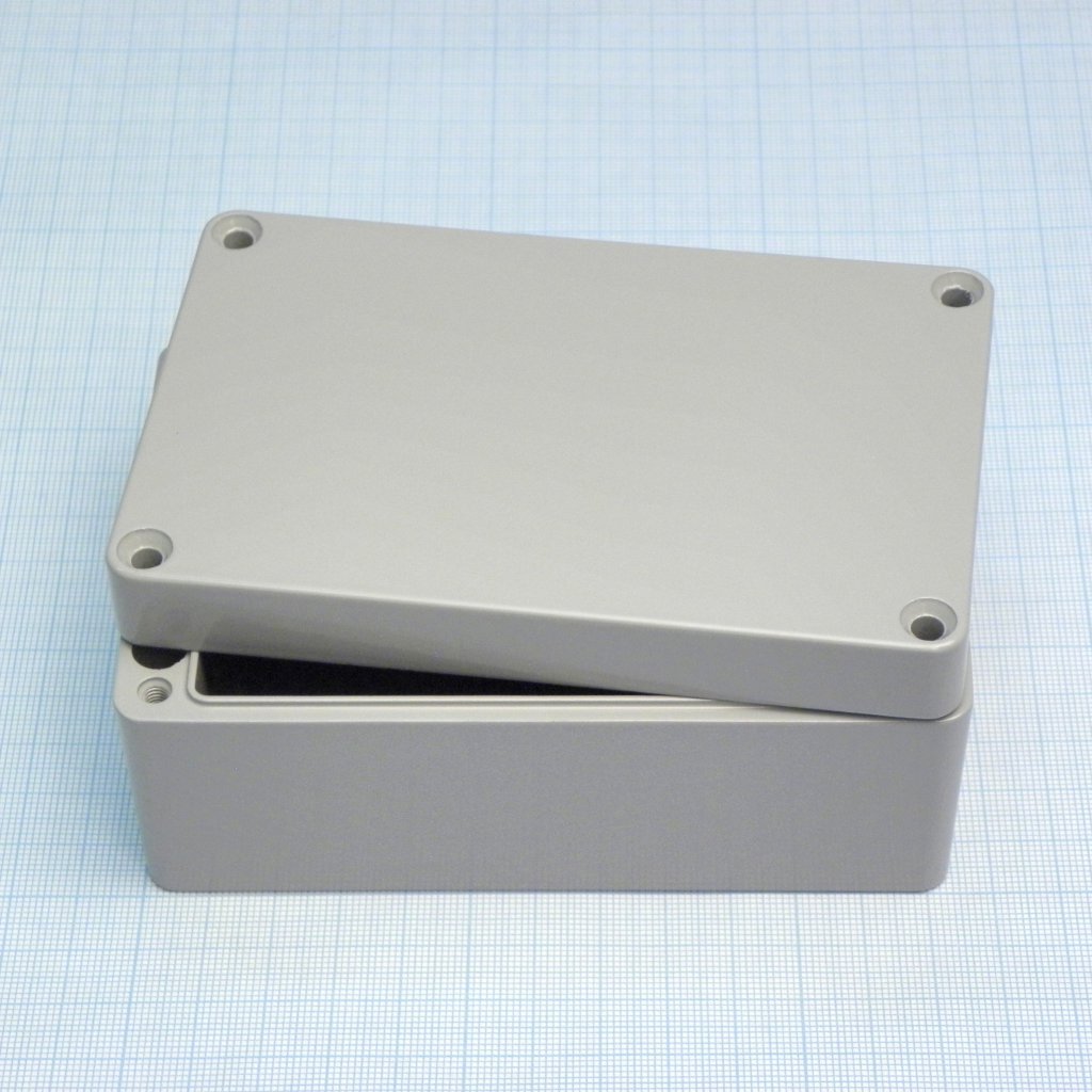 G108G - Герметичный алюминиевый корпус IP65, светло-серый