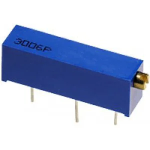 TSR-3006P-103R - Потенциометр многооборотный керметный 10кОм 0.75Вт ±10% 22 ±2 оборота, (19.05 X 4.83 X 6.35мм)