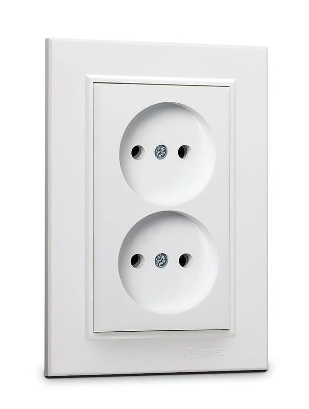 Розетка 2-я б/з СП Karea 16А IP20 бел. 56001017