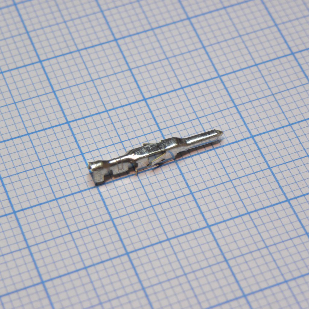 39000049 - Контакт, Mini-Fit® Jr.™, Серия 5558, Штырь, Обжим, 22-28 AWG