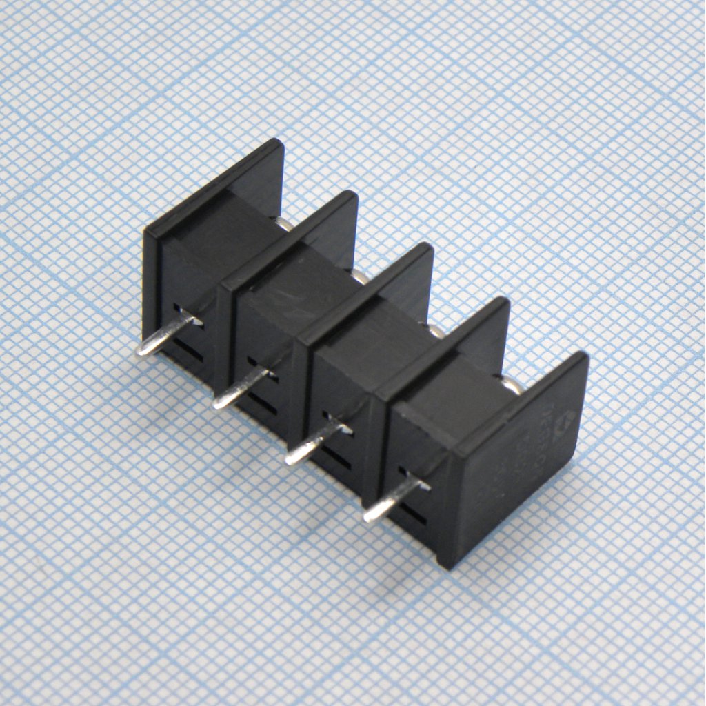 DG25C-B-04P-13-00A(H) - Барьерный клеммный блок 4 контакта. Серия DG25C-B