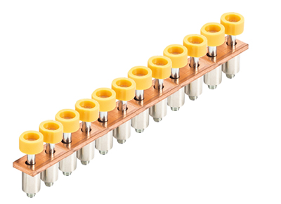 Соед. мостик IVB WK 2,5-3D-12 - Соединительная перемычка, винтовая, изолированная, 12 полюсов, для клемм: WK 2,5-3 D/U; WK 2,5-3 D SL