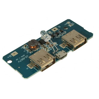 EM-847 - 2 х USB модуль для внешнего ЗУ с ЖКИ
