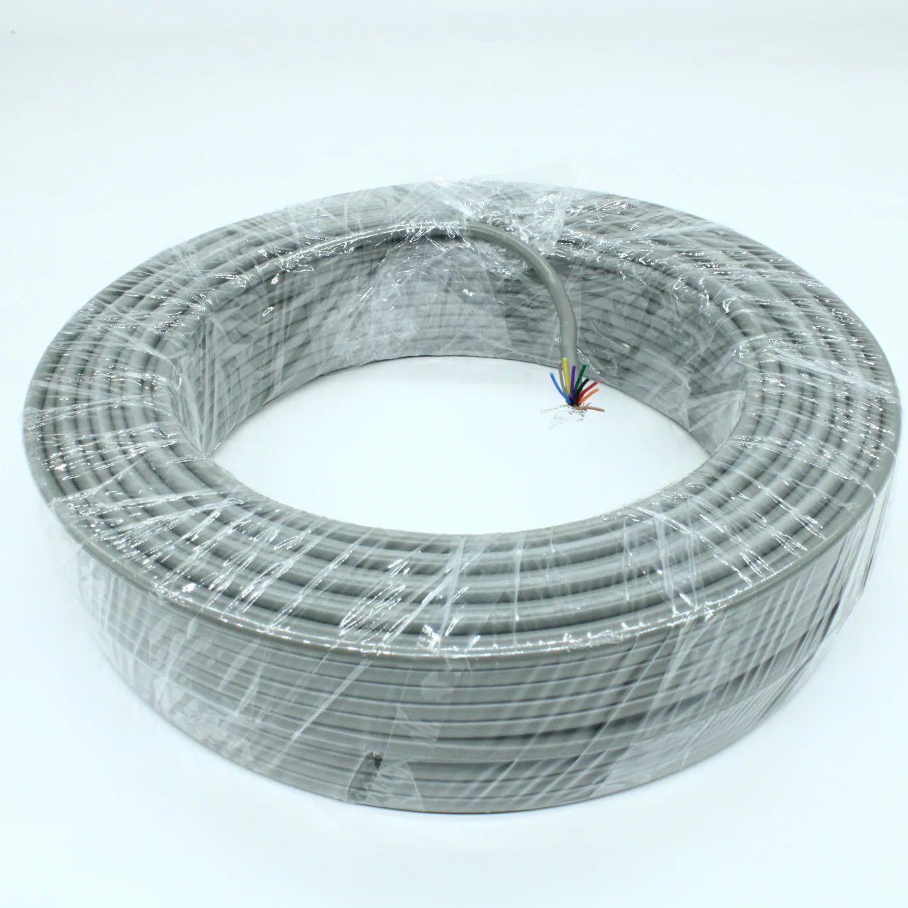 CCC-9GG - Кабель коммуникационный  9 проводов, бухта 50м, экранированный, 28AWG, серый, цена за 1м.