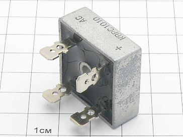 Мост KBPC1010FM (10А,1000В,мет)