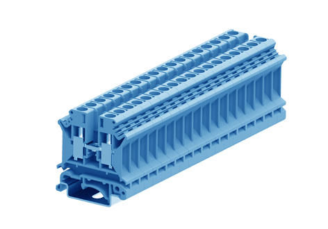 Проходная клемма 306992 - Проходная клемма, SUK6, тип фиксации провода: винтовой, номинальное сечение: 6 мм кв., 32A, 800V, ширина: 8,1 мм, цвет: синий, тип монтажа: DIN 35