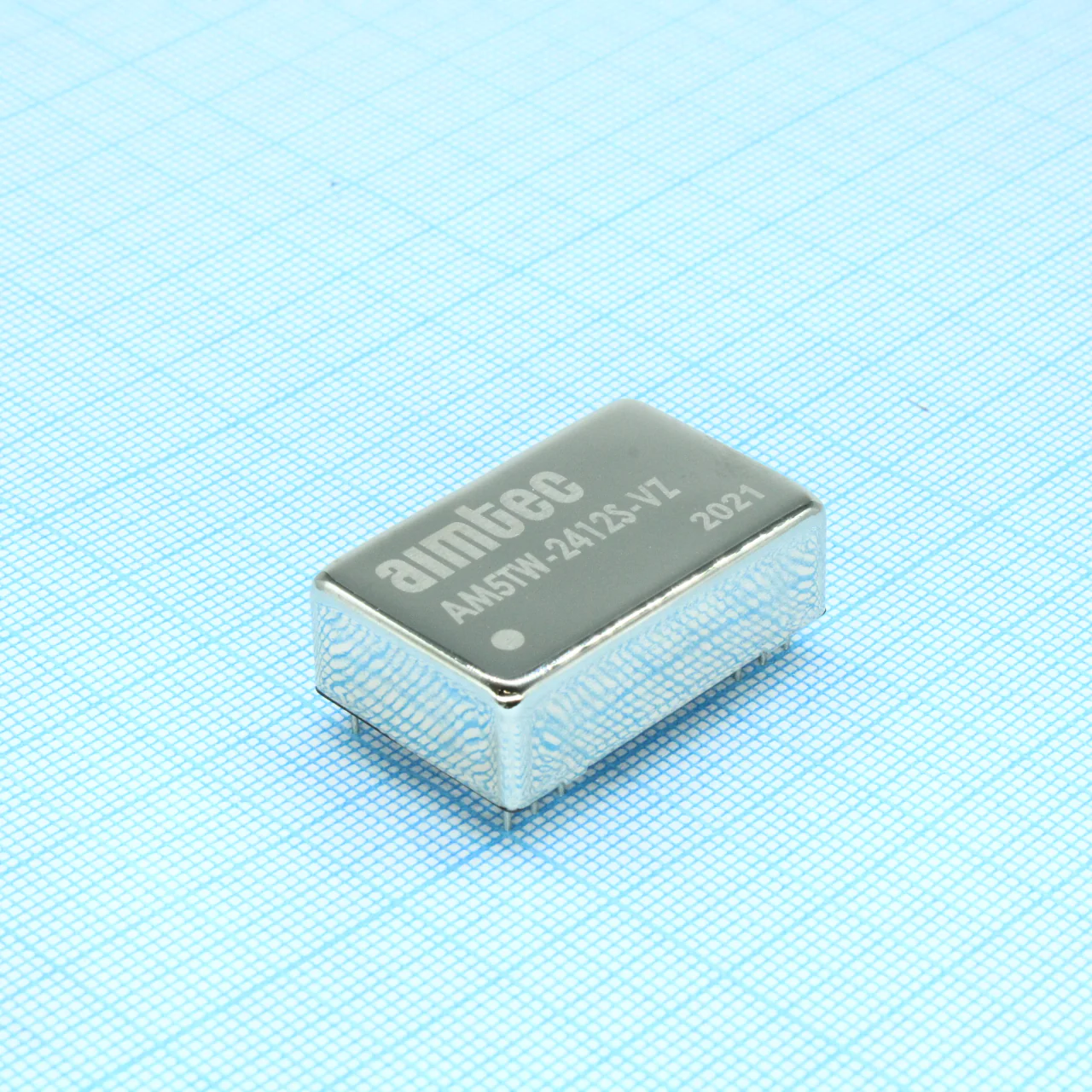 AM5TW-2412S-VZ - DC/DC, 5Вт, вход 9…36В, выход 12В/0.416А, изоляция 1500В DC, КПД 74%, максимальная емкостная нагрузка не более 470мкФ, DIP24, 31.75x20.32x10.16мм, -40…85°C, металл