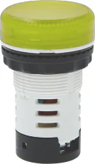 Зуммер TS2011-4DE30 - Зуммер, прерывистый звук, LED AC/DC 48V, пластиковое переднее кольцо, диаметр головки кнопки 29,5 мм, диаметр посадочного отверстия: 22 мм, цвет: желтый