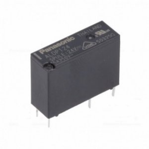 ALDP124 - Реле силовое катушка 24В 5A один контакт на замыкание 20.5x7.2x15.3мм монтаж в отверстие