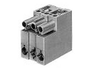 GESIS ST18i3 ZK3/1P /A WS - Распределительный блок, 3 полюса, 1 вход / 3 выхода, номинальное напряжение: 250V, номинальный ток: 16A, цвет: белый, серия gesis ST18/3