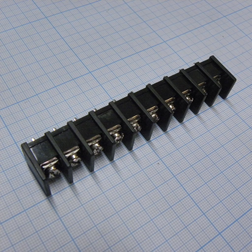 DG55C-B-10P-13-00A(H) - Барьерный клеммный блок 10 контактов. Серия DG55C-B