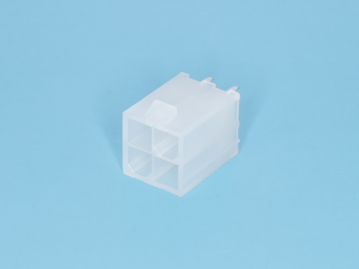 MF-4MA - Разъем питания (с контактами) Mini-Fit, 4pin, вилка на плату прямая, шаг 4,2мм