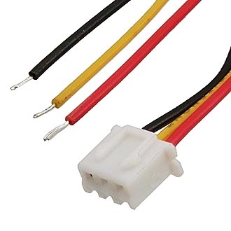 1007 AWG26 2.54MM  C3-03  RYB - Межплатный кабель питания серия 1007, AWG26, разъем C3-03 2.54 мм, длина 30см