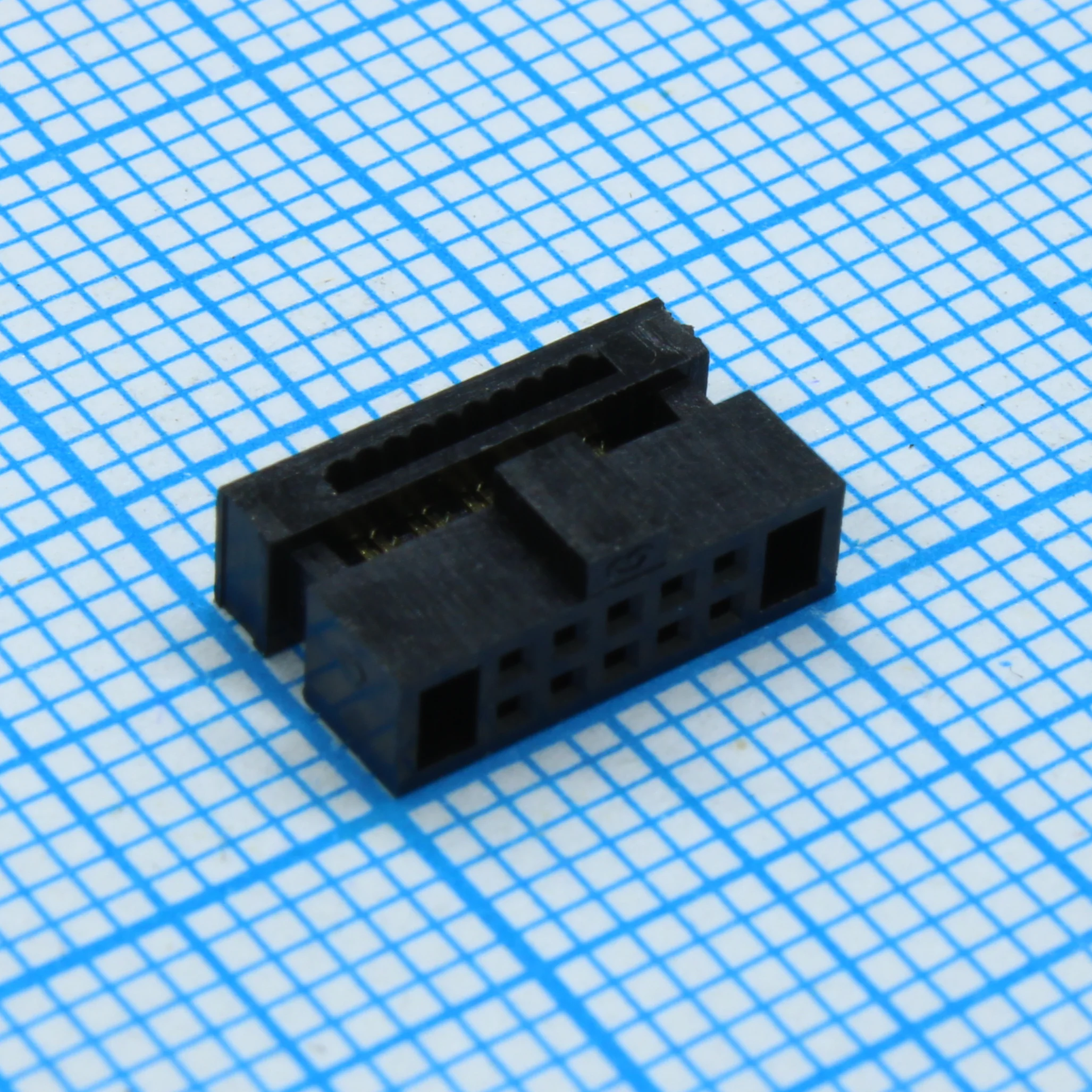 DS1017-01-10NA8 - Разъем IDC розетка PIN 10 IDC шлейф 0,635мм
