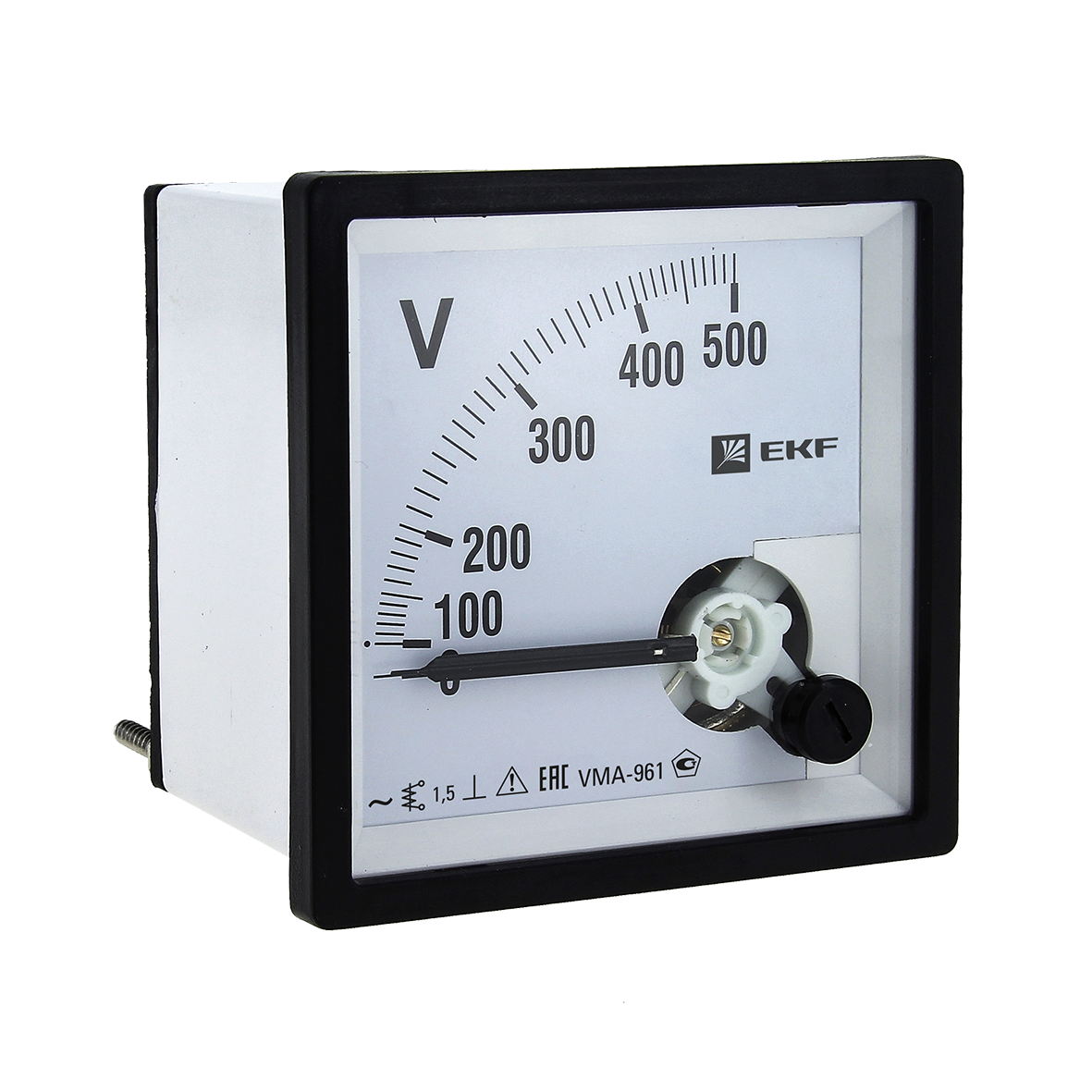 Вольтметр VMA-961 аналоговый на панель (96х96) квадратный вырез 500В прямое подкл. PROxima vma-961-500