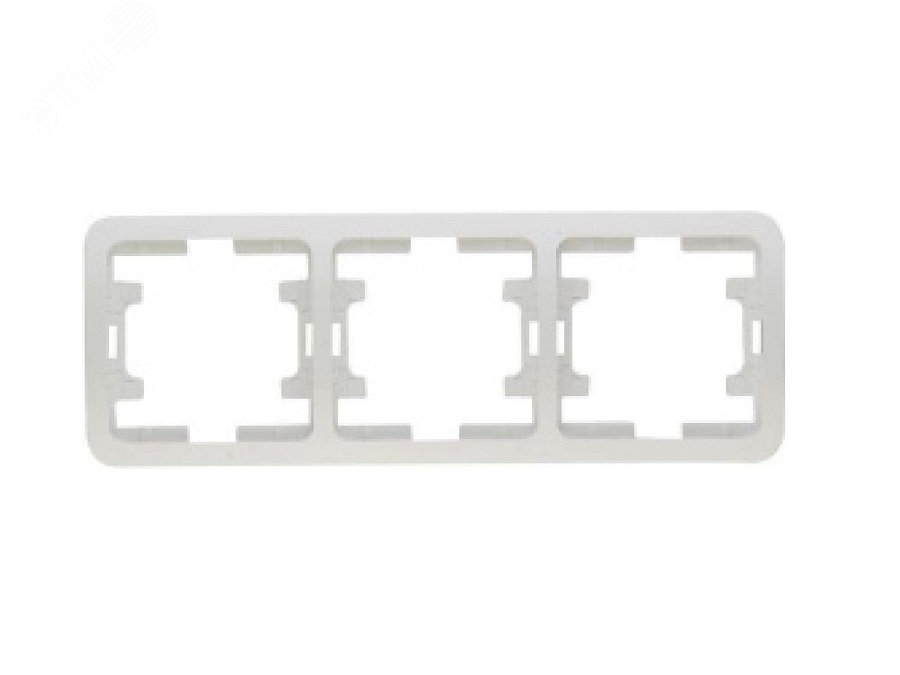 Рамка 3-м Mimoza горизонт. бел. 22013